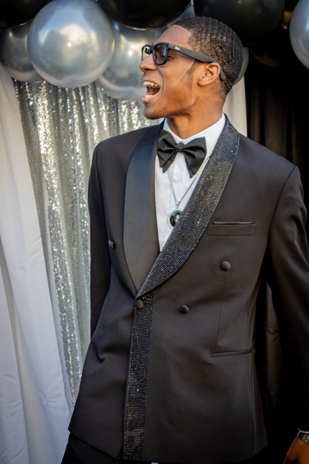 Candid formal event portrait